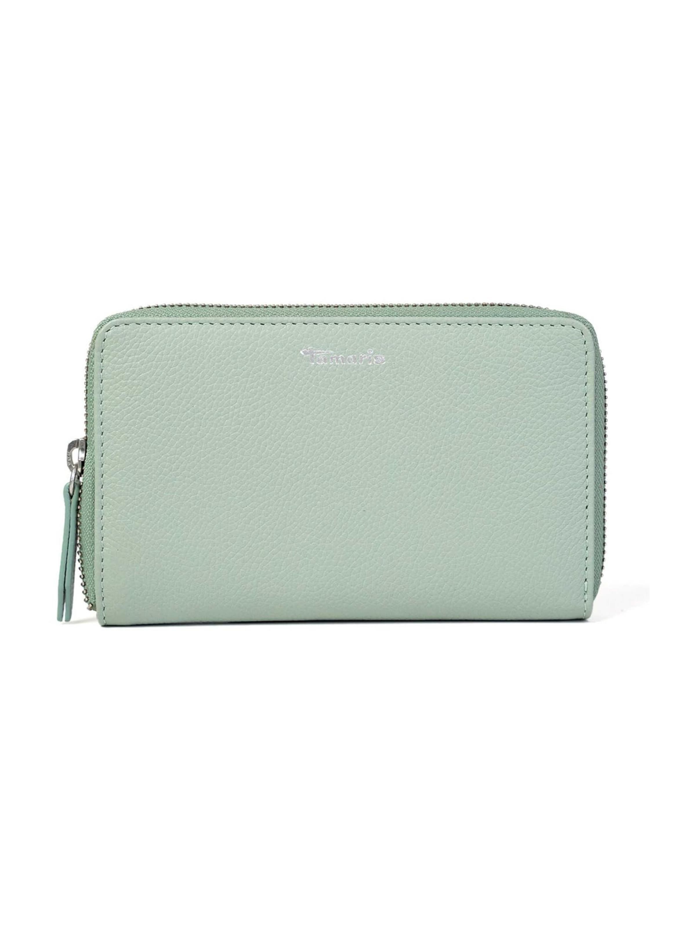 Tamaris Portemonnaie &#x27;Amanda&#x27; in Grün: Vorderseite
