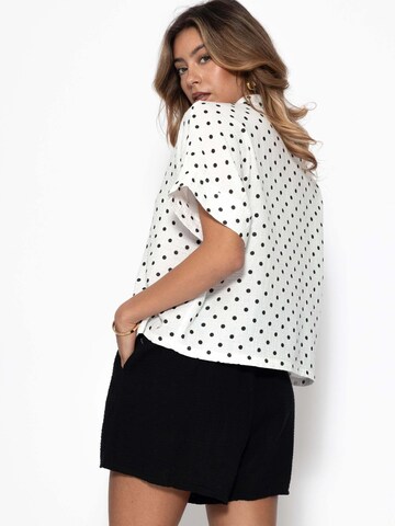 SASSYCLASSY Bluse‌‌‌ in Weiß
