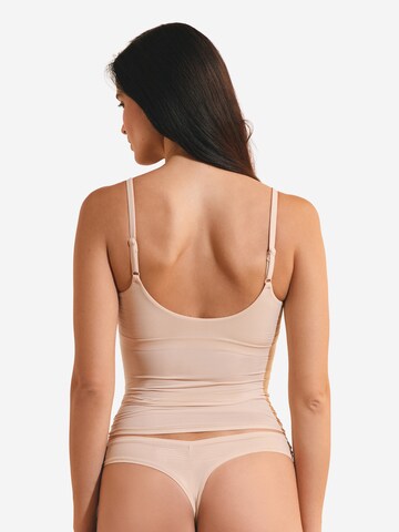 ETAM Top aus Mikrofaser mit integriertem Bustier 'Pure Soft' in Beige