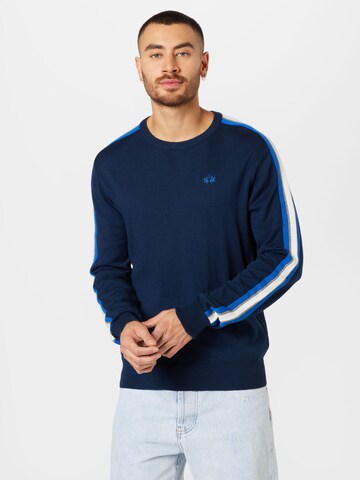 La Martina Sweater in Blue: front