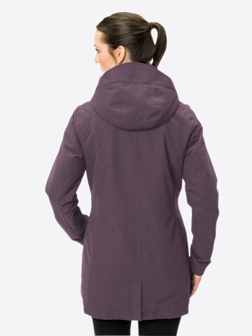 VAUDE Outdoor Coat 'Abelia' in Purple