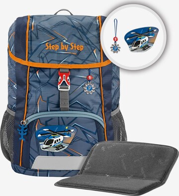 STEP BY STEP Backpack in Blue: front