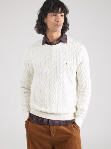TOMMY HILFIGER Pullover 'Classic' in Weiß: Vorderseite