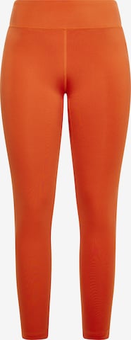 faina Athlsr Skinny Sportbroek in Oranje: voorkant