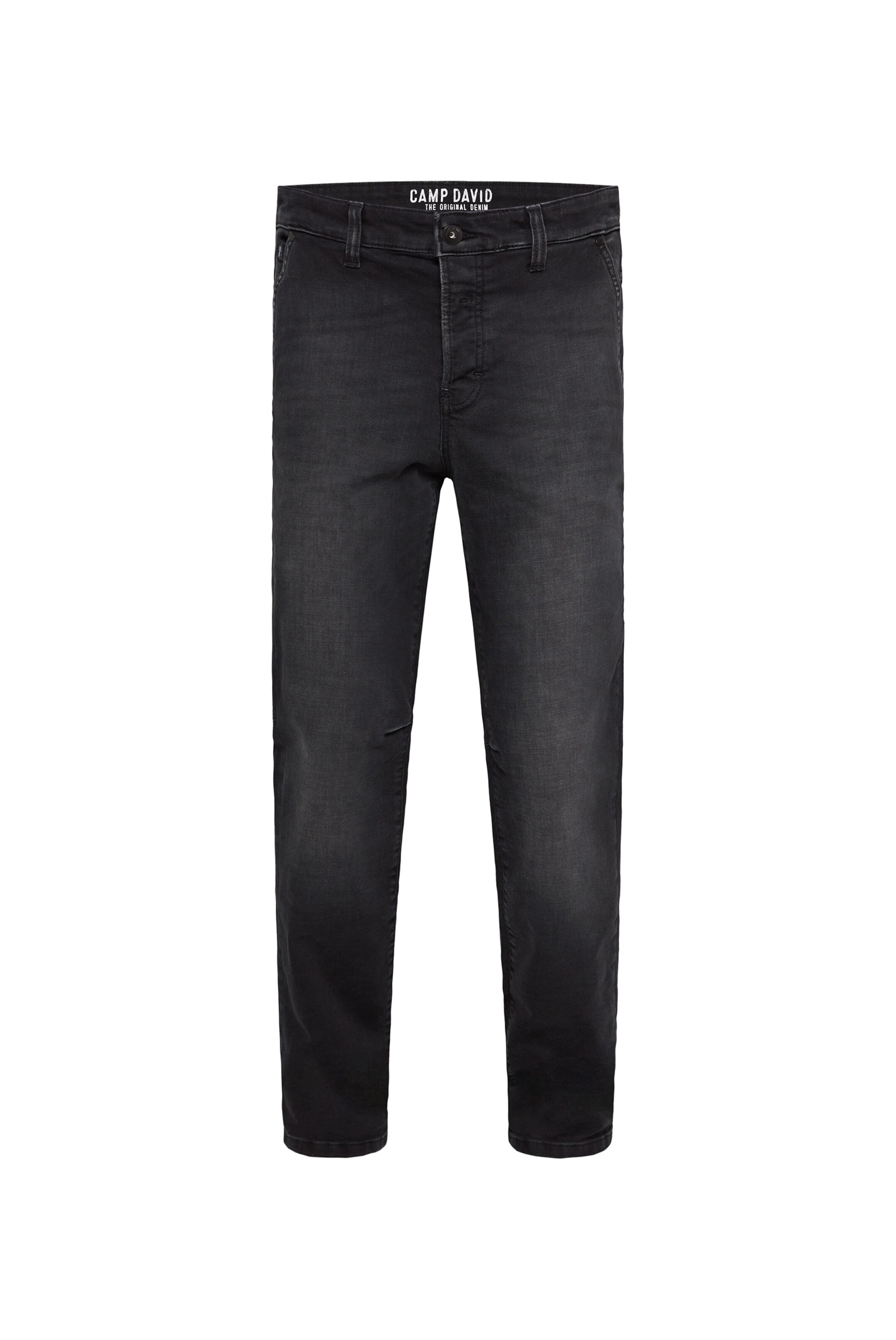 CAMP DAVID Regular Jeans in Grey: front