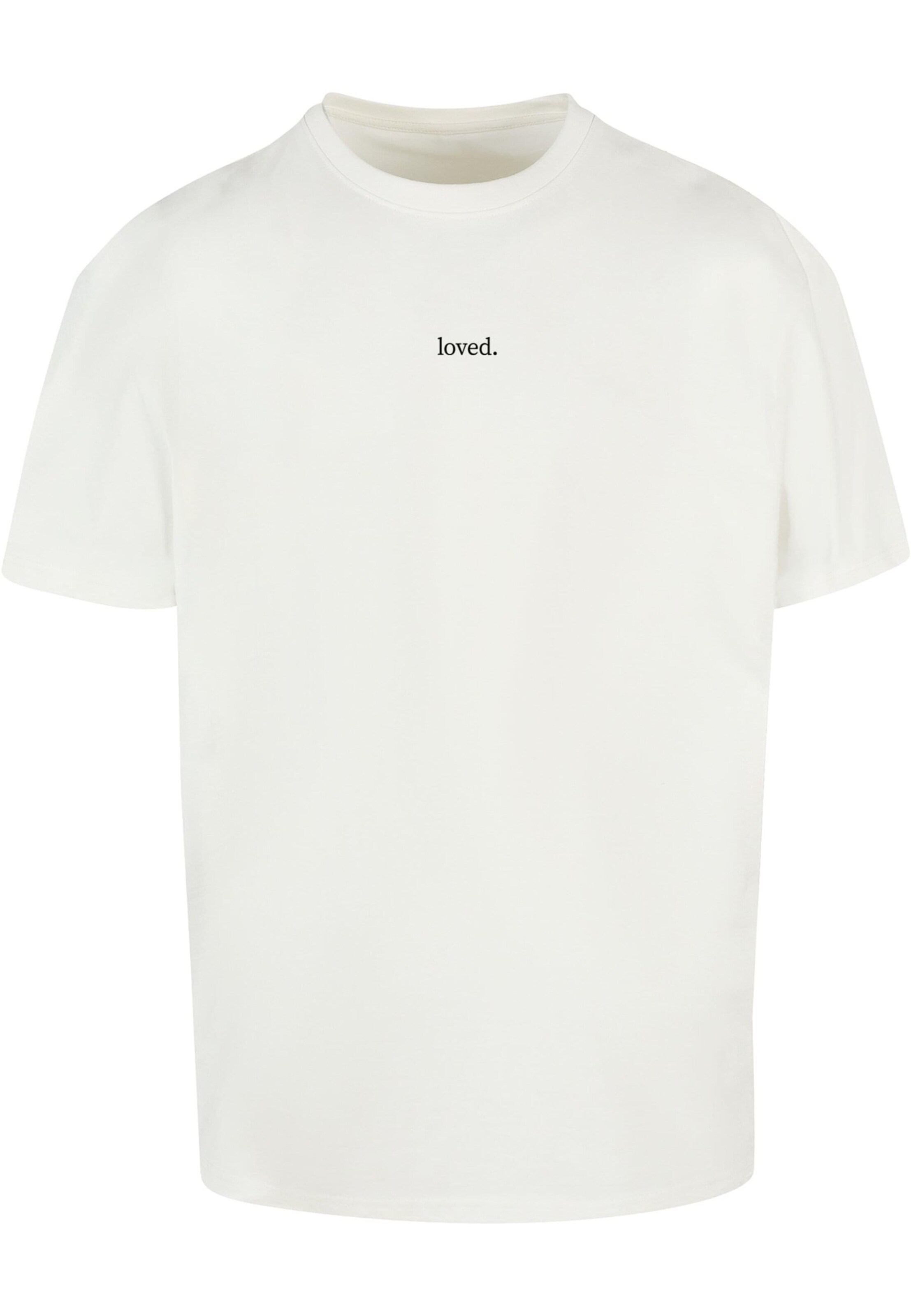 T-Shirt 'Love' Merchcode en blanc : devant