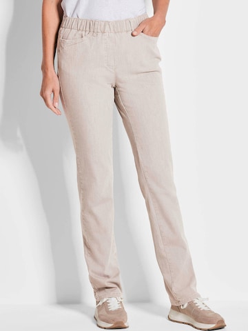 Goldner Regular Jeans 'LOUISA' in Beige