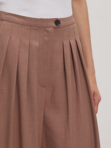 EDITED Loose fit Trousers 'Sandy' in Brown