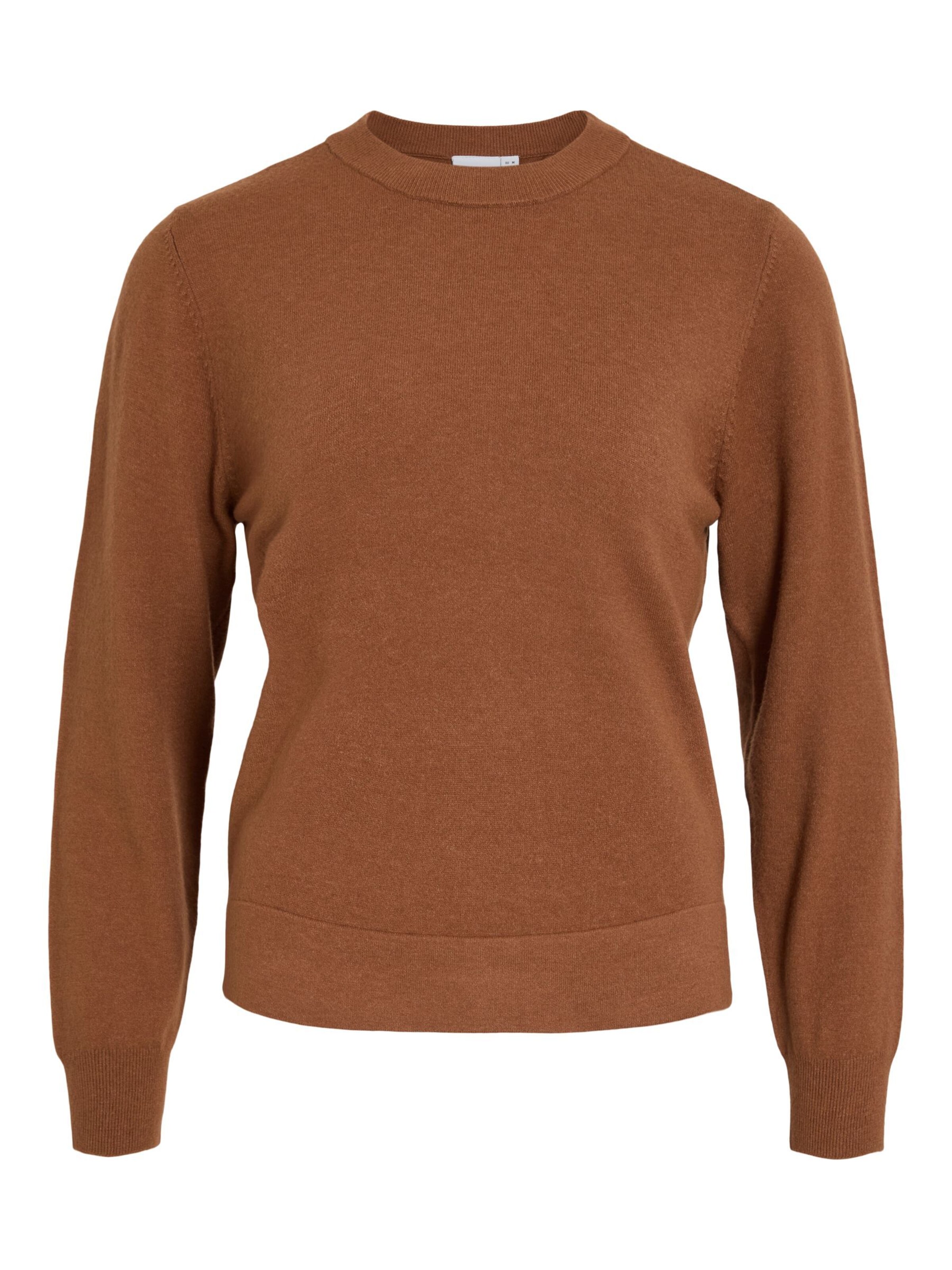 VILA - Jersey 'VIKerry' en marrón: frente