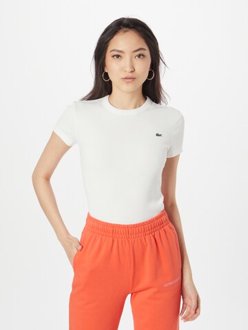 LACOSTE Shirt in Wit: voorkant