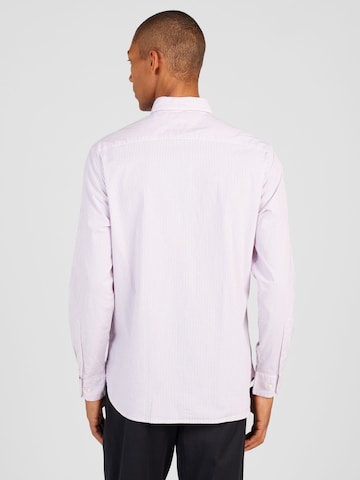 TOMMY HILFIGER Regular fit Button Up Shirt 'FLEX' in Pink