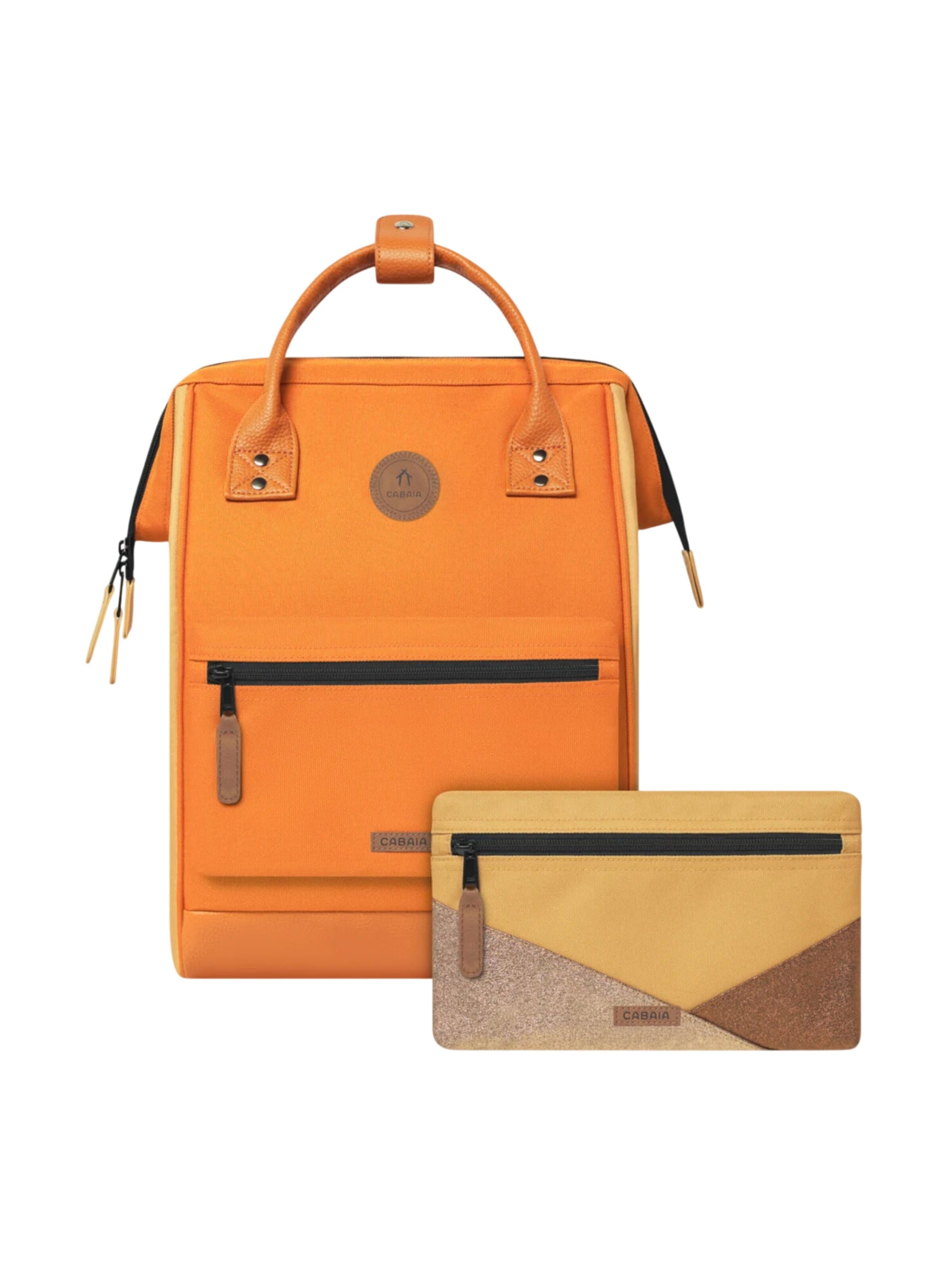 Cabaia Backpack 'Grasse M' in Orange: front