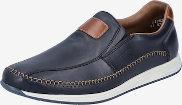 Rieker - Sapato Slip-on em azul: frente