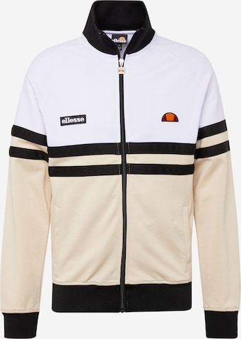 ELLESSE Sweatvest 'Rimini' in Beige: voorkant