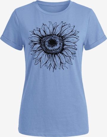 Imily Bela Tričko - Modrá: predná strana