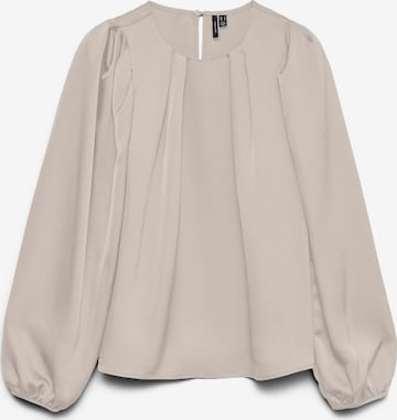 Chemisier 'VMVICTORIE' VERO MODA en beige : devant