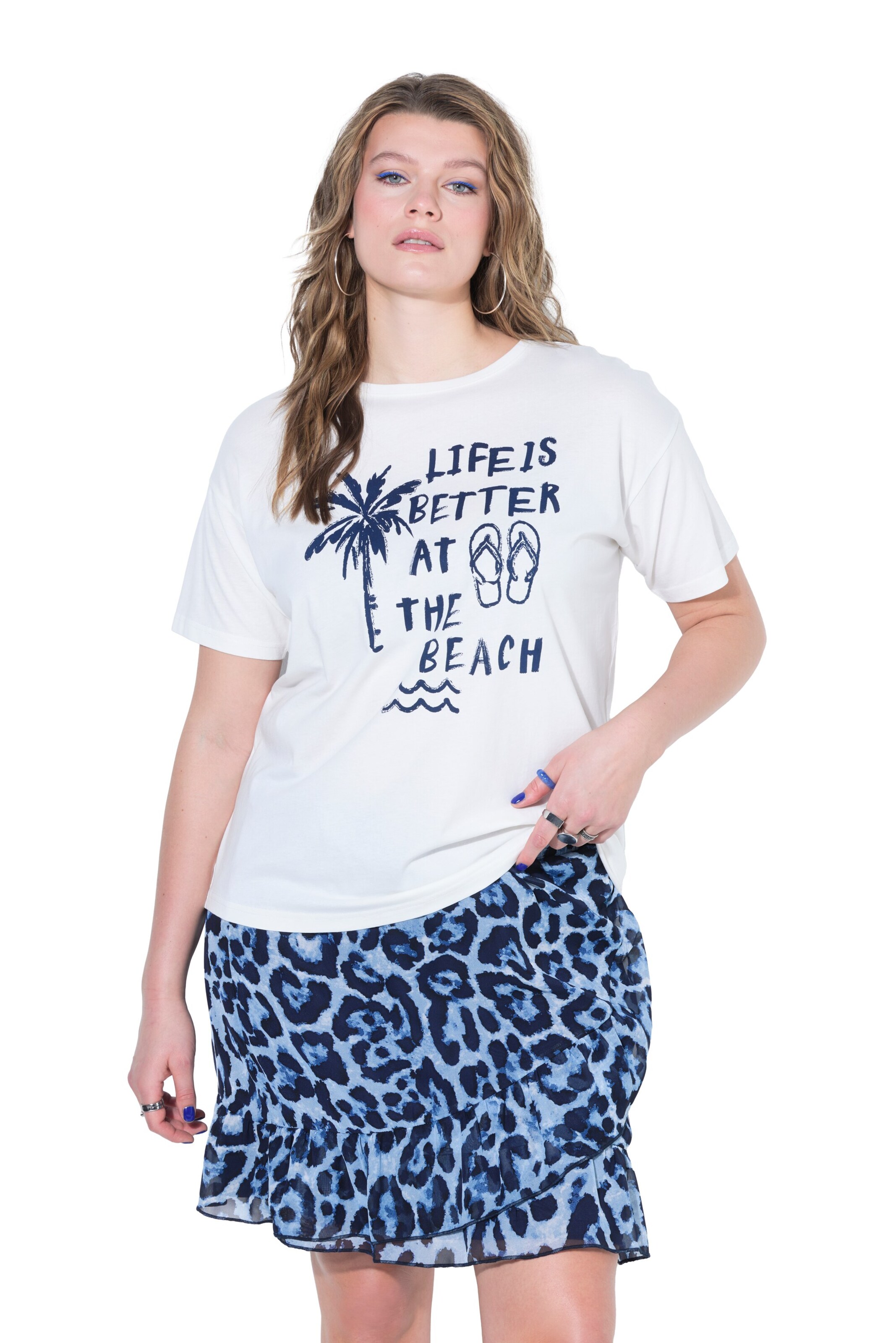 Studio Untold Oversized Shirt in White: front
