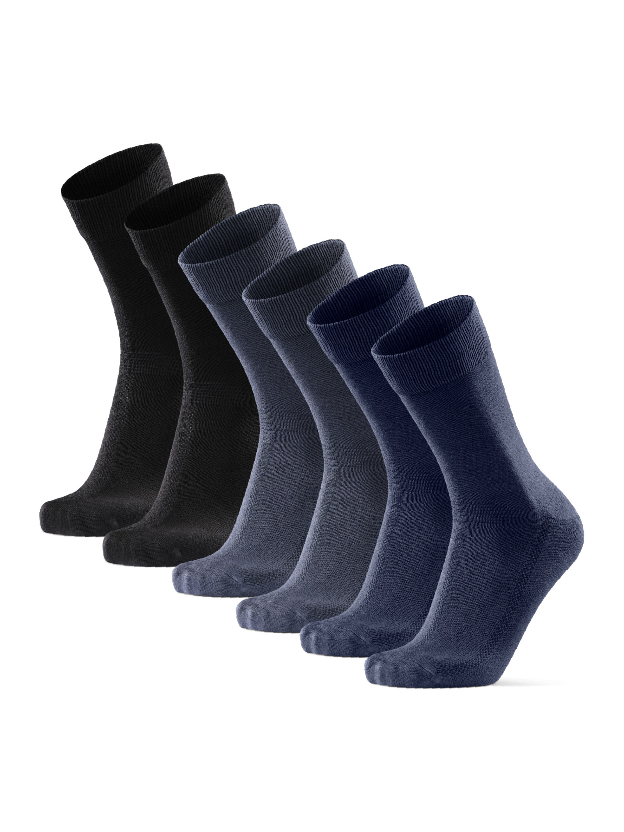 DANISH ENDURANCE Sports socks 'Bamboo Dress' in Blue: front