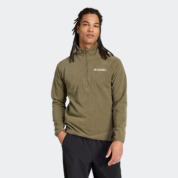 ADIDAS TERREX Athletic Sweater 'ESS' in Green: front