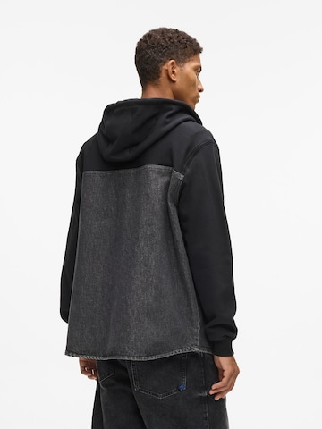 KARL LAGERFELD JEANS - Casaco meia-estação em preto