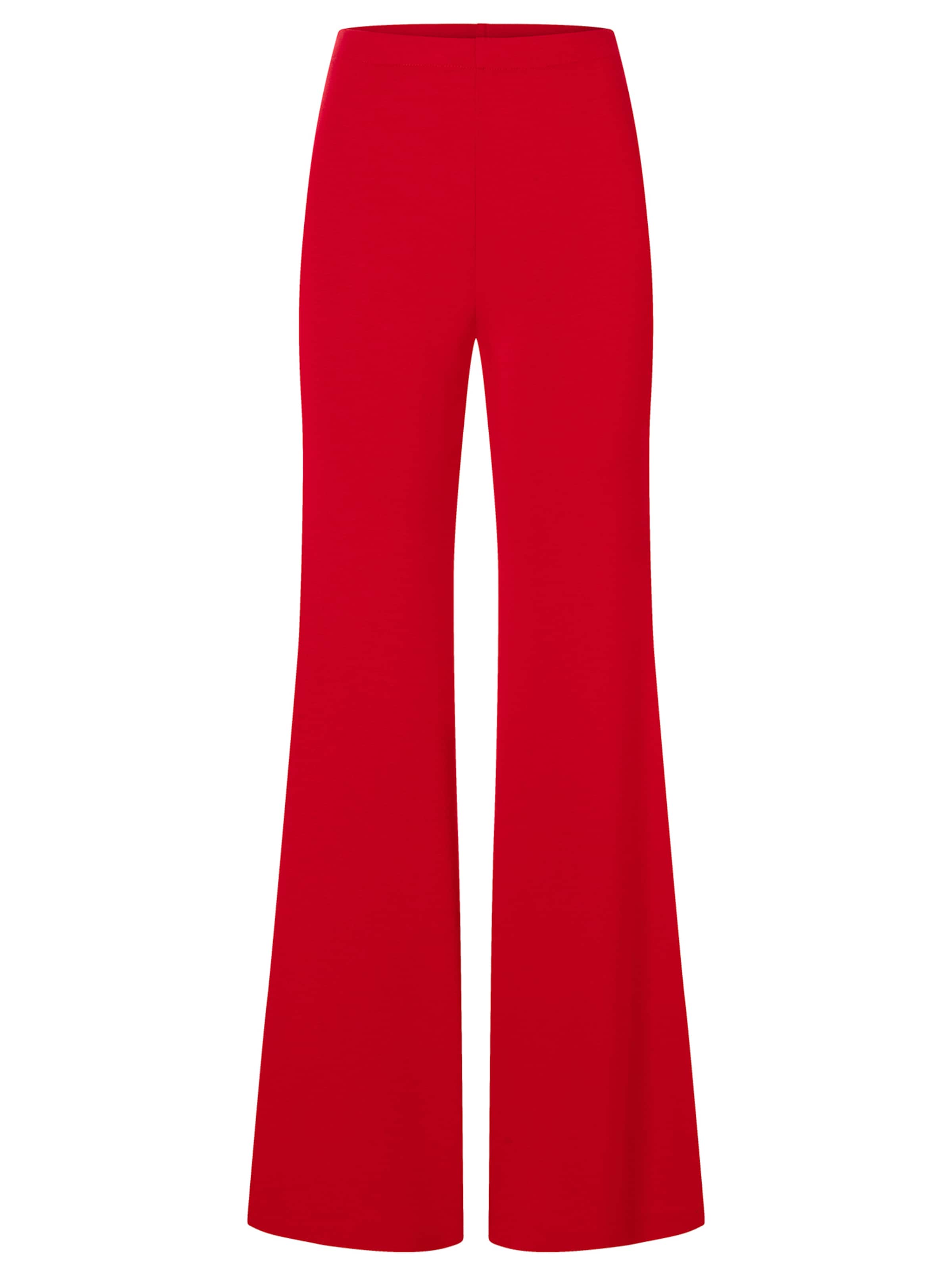 Ana Alcazar Flared Hose 'Sista' in Rot: Vorderseite