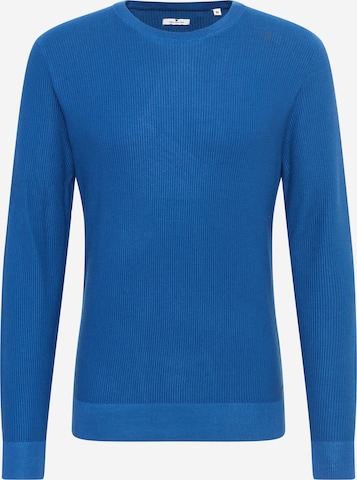 TOM TAILOR Regular Fit Pullover in Blau: predná strana