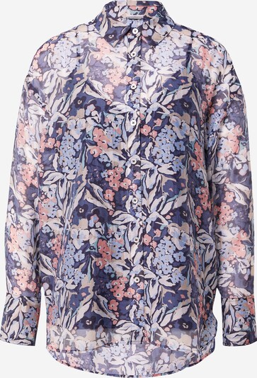 s.Oliver BLACK LABEL Blusa em azul / cor-de-rosa / branco, Vista do produto