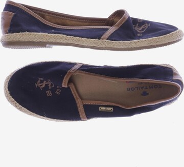 TOM TAILOR Flats & Loafers in 39 in Blue: front