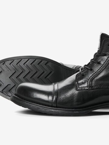 JACK & JONES Schnürboots 'Russel' in Schwarz