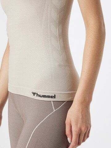 Hummel - Camisa funcionais em bege