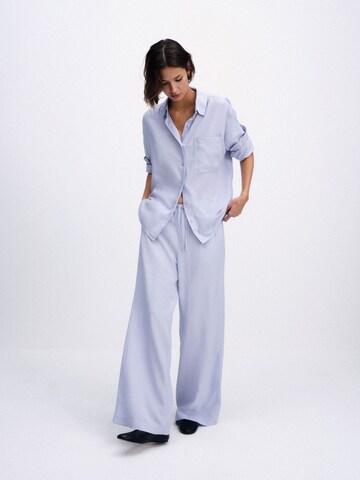 Wide leg Pantaloni di The Set in blu