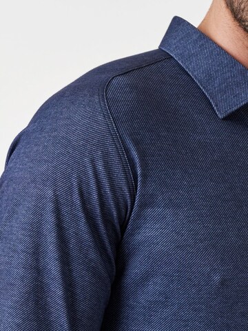 DESOTO Slim fit Button Up Shirt in Blue