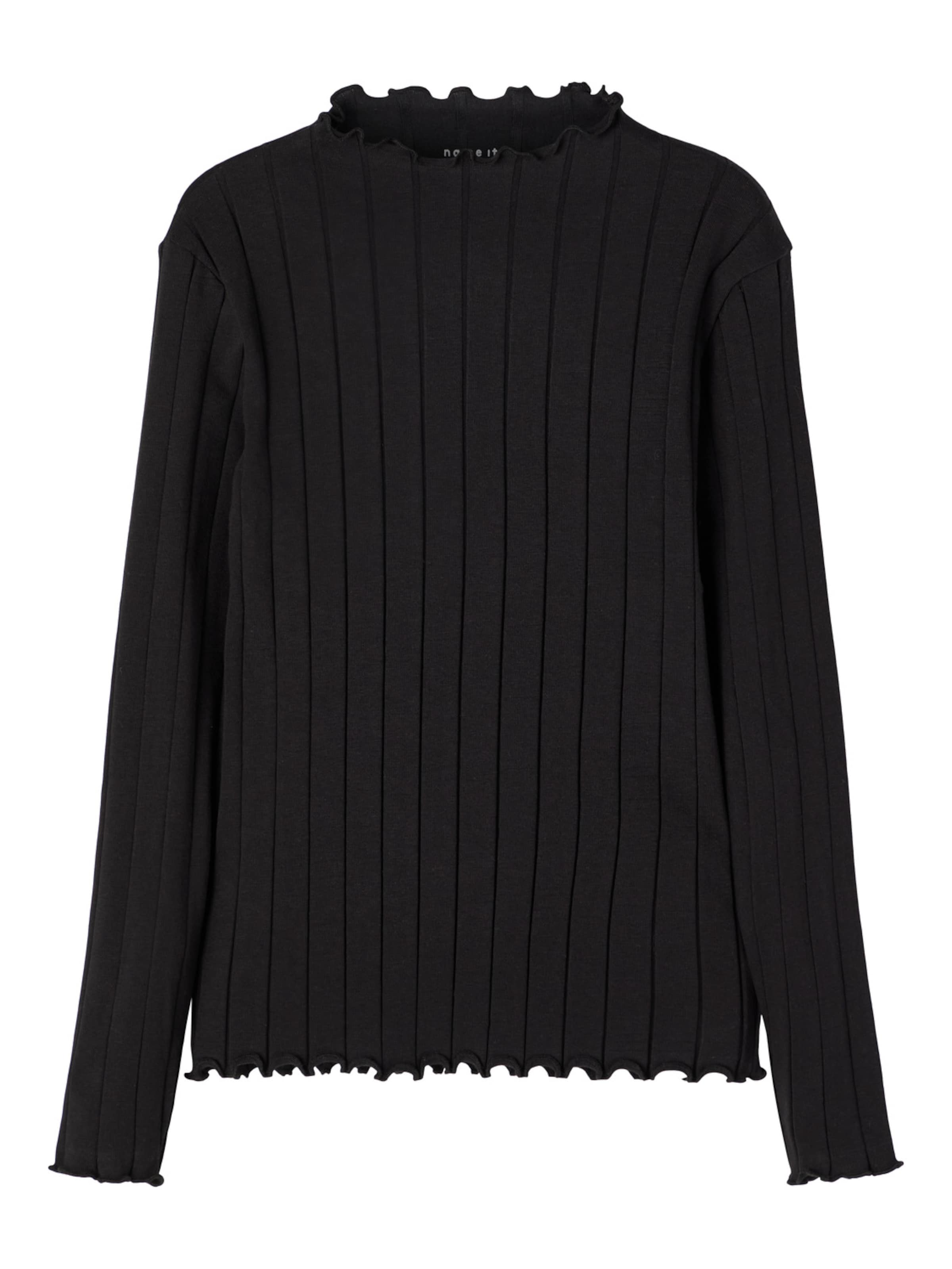 NAME IT Shirt 'Noline' in Schwarz: Vorderseite