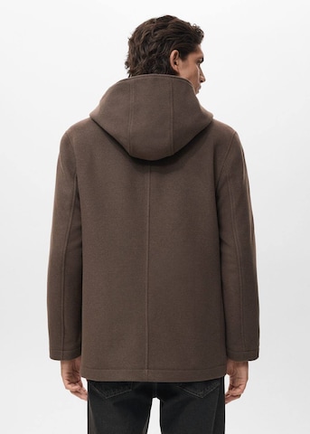 MANGO MAN Between-Seasons Coat 'Sancho' in Brown