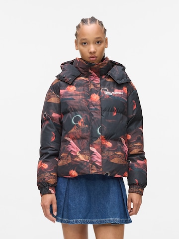 KARL LAGERFELD JEANSZimska jakna - crna boja: prednji dio