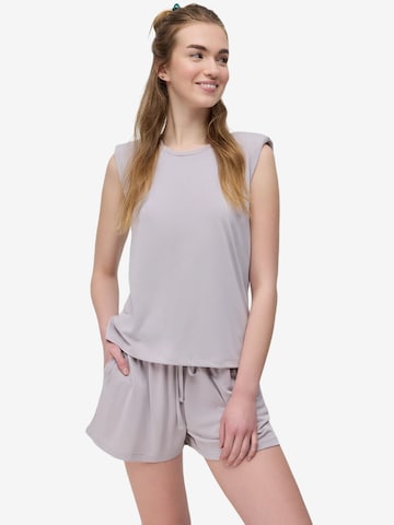 No Matter What Top in Grau: Vorderseite