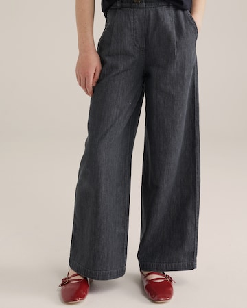 Wide leg Jeans di WE Fashion in grigio: frontale