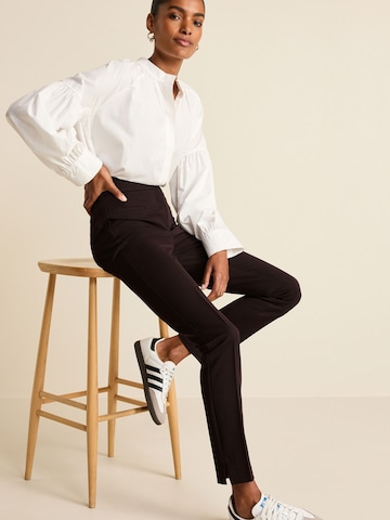 Next Skinny Pressveckad byxa i svart