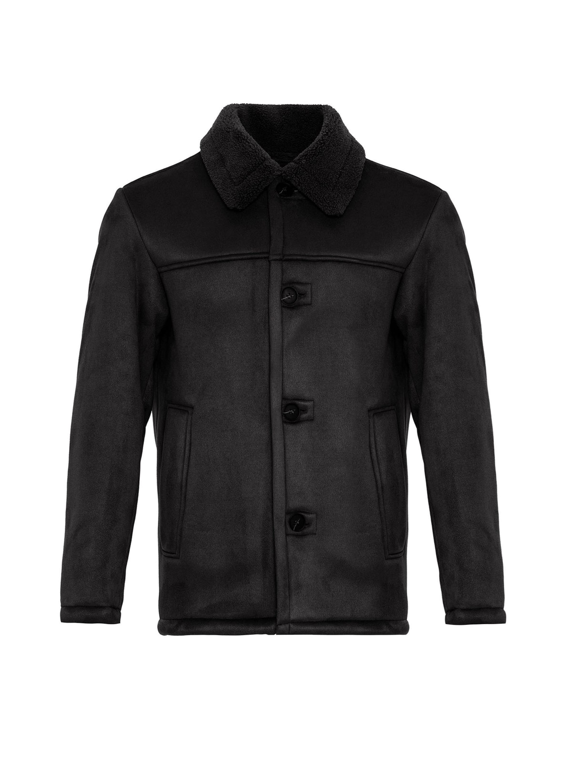 Antioch Ανοιξιάτικο και φθινοπωρινό παλτό σε μαύρο: μπροστά