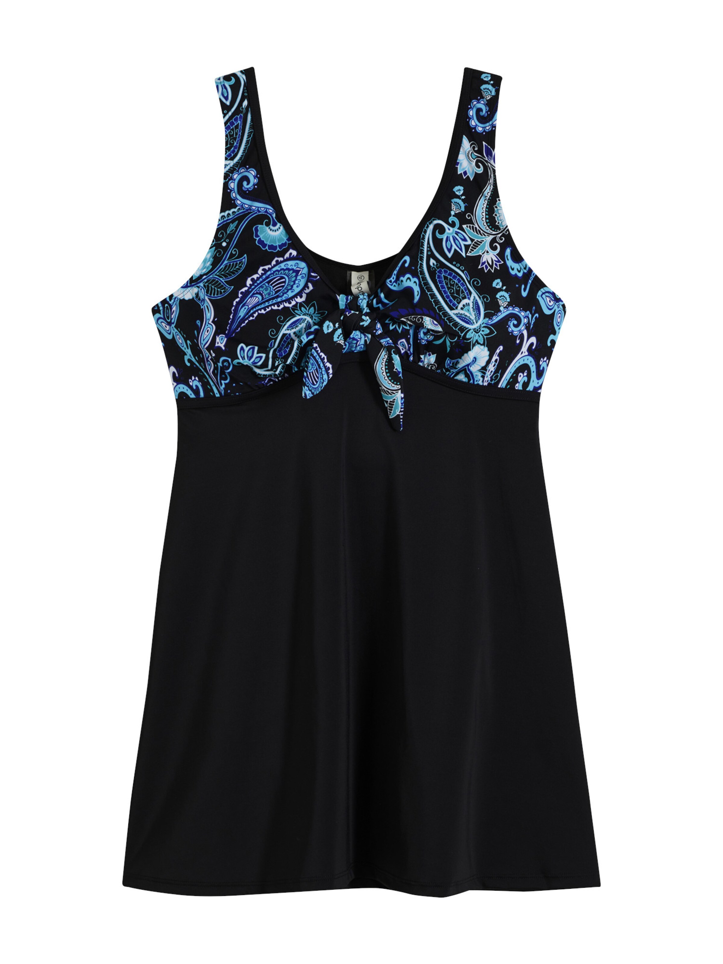 bonprix Tankini in Schwarz: Vorderseite