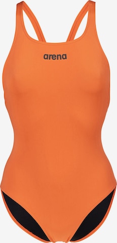 ARENA Bustier Sportsbadedragt 'TEAM SWIM PRO SOLID' i orange: forside