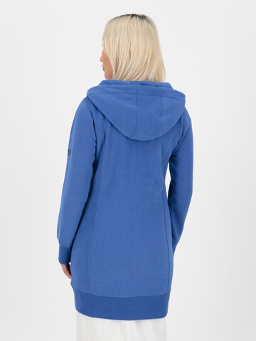 Alife and Kickin Zip-Up Hoodie 'Bernadette' in Blue