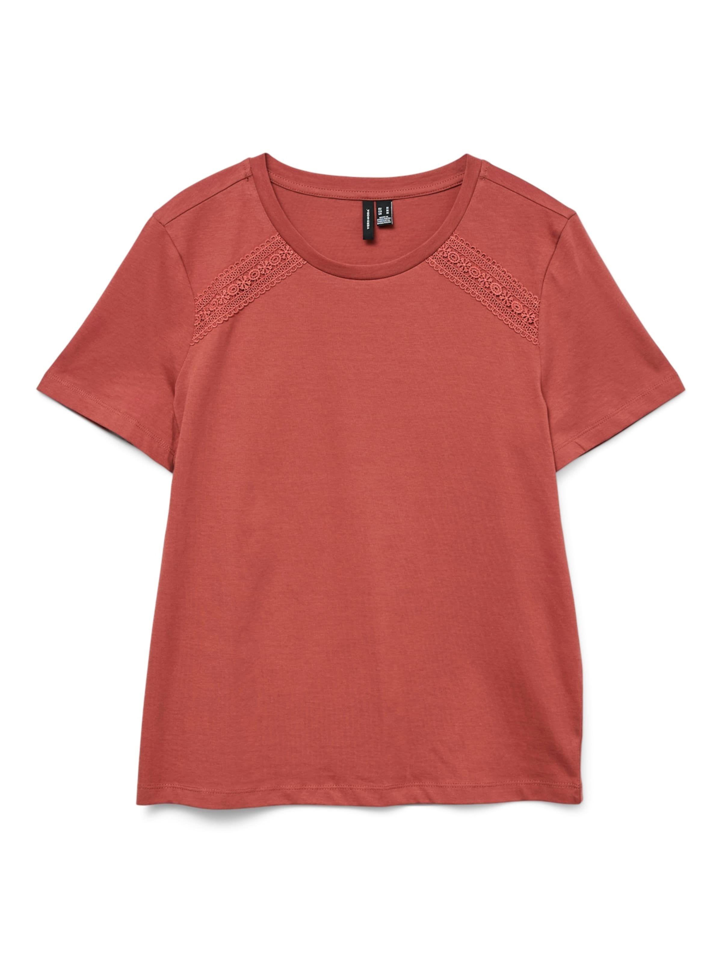 VERO MODA T-Shirt in Rot: Vorderseite