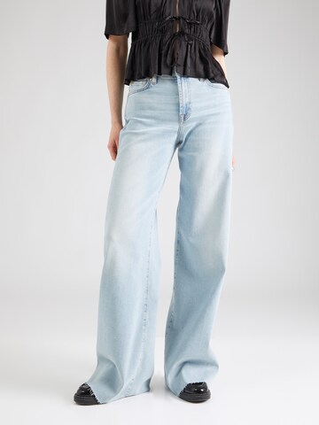7 for all mankind Szeroka nogawka Jeansy 'LOTTA Luxe' w kolorze niebieski: przód