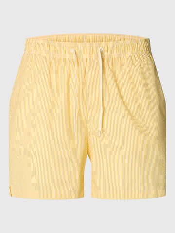 SELECTED Zwemshorts in Geel