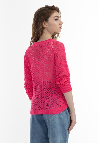 MYMO Knit Cardigan in Pink