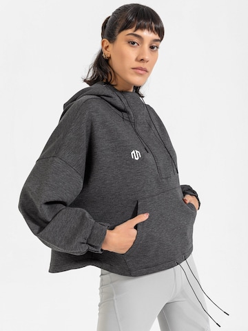 Pullover extra large 'OVERSIZED TRAVEL' di MOROTAI in grigio