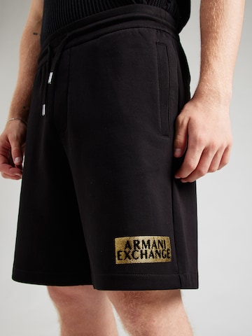 Regular Pantalon ARMANI EXCHANGE en noir
