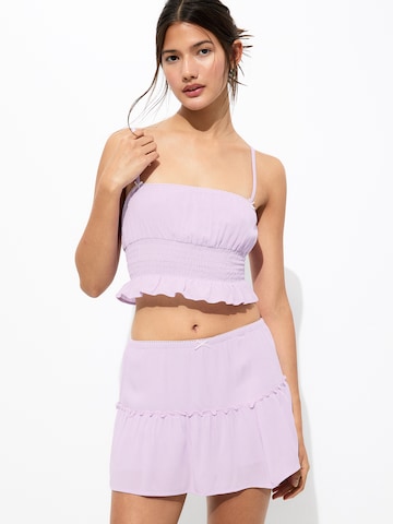 Regular Pantalon Pull&Bear en violet