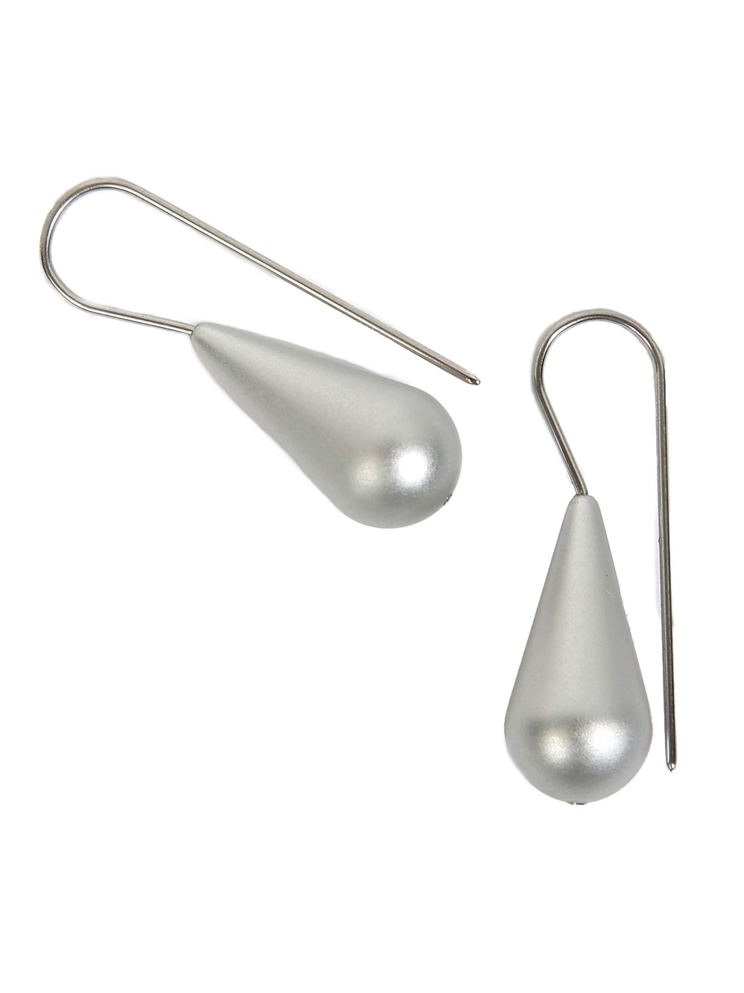 Boucles d'oreilles DeMarie en argent : devant